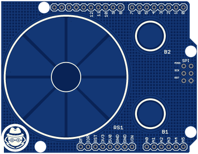 Radial Test Board (top view)